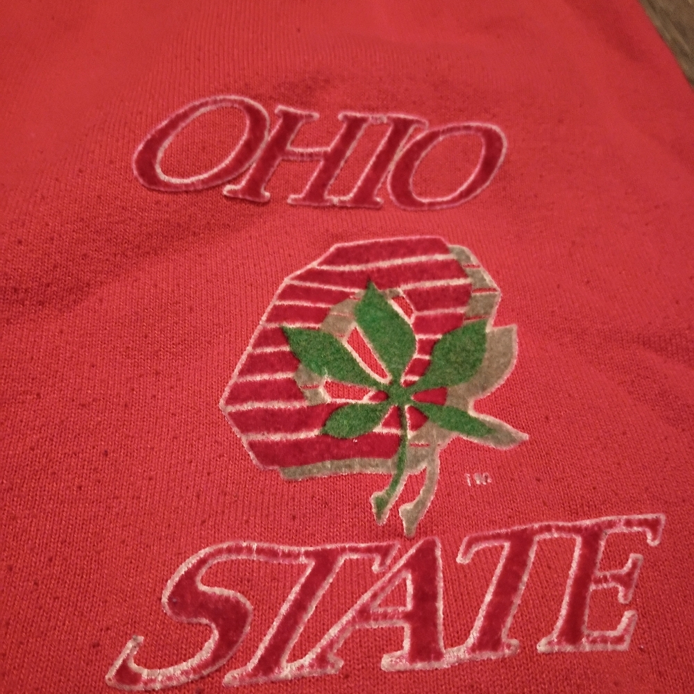 Ohio State Russell Athletic Vintage Red Sweat Pants Size Large - Picture 2 of 6